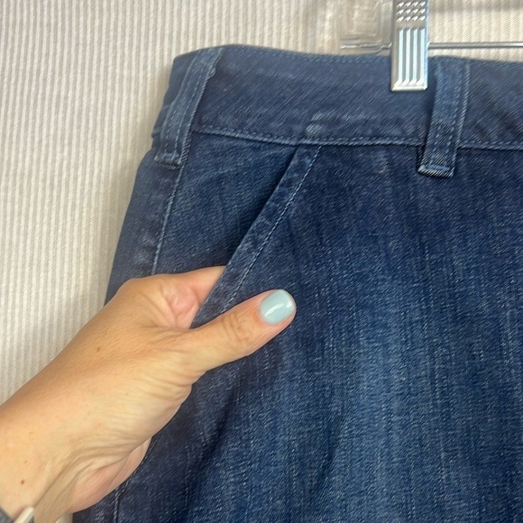 Lane Bryant NWT Women’s Size 26 Bermuda Shorts Dark Wash Denim Plus Size - Picture 4 of 11